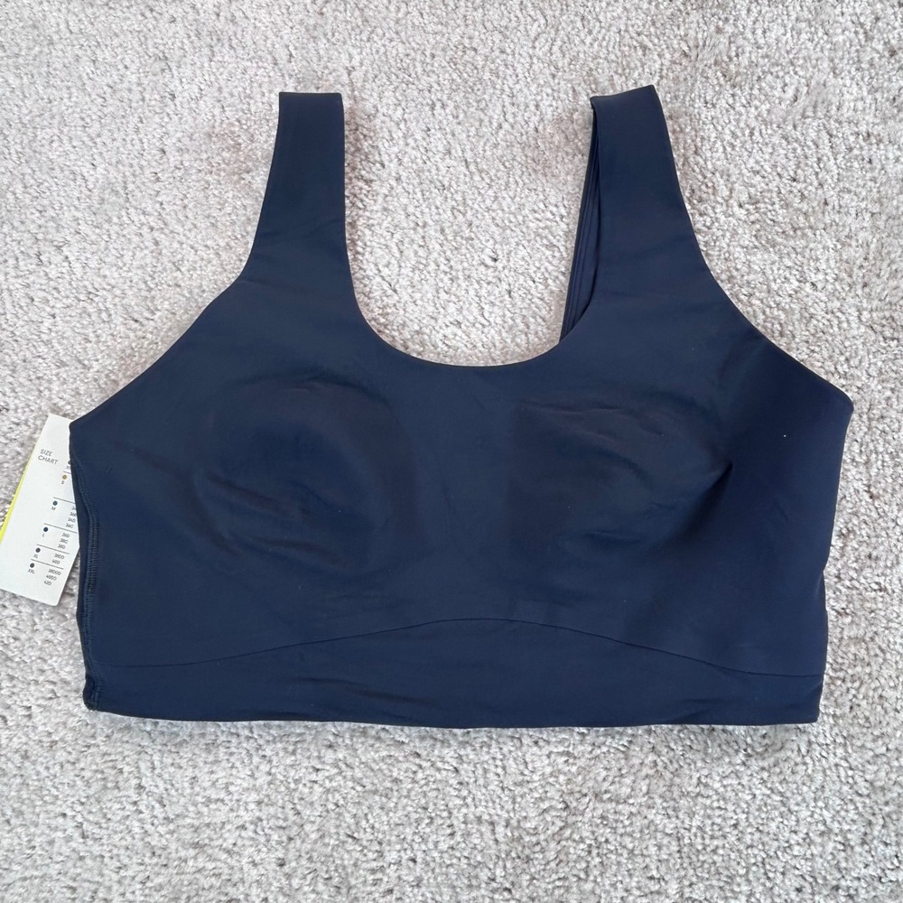 All in Motion Everyday Soft Longline Sports Bra Black XXL Medium Support
